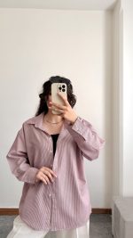 شومیز راه راه کاترین - Image 4