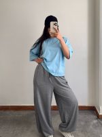 جاگر طوسی ملانژ تیره - Image 5
